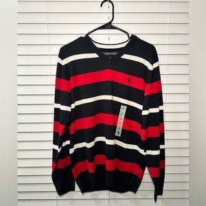 NEW US Polo Assn V-Neck Sweater